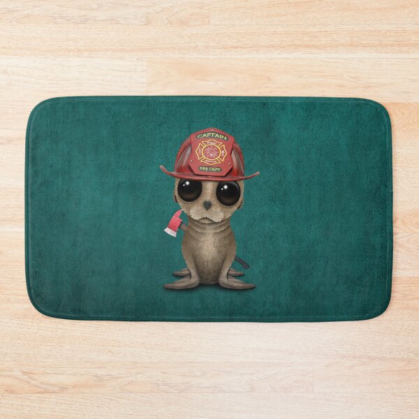 Item preview, Cute Baby Sea Lion Firefighter designed and sold by JeffBartels.