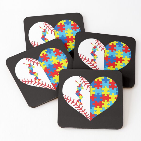 Item preview, Autism Support Baseball - Puzzel Basebal - Autism Awareness designed and sold by mad art.