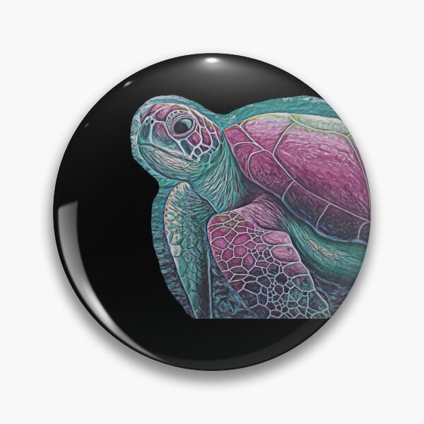 Item preview, Sea turtle artwork designed and sold by LukjanovArt.