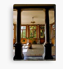 Waiting for an audience with the Tsar Canvas Print