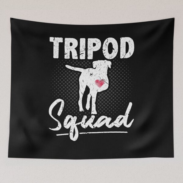 Item preview, Tripod Squad Three Legged Dog Amputee Puppy Adoption designed and sold by Sinful Charm.