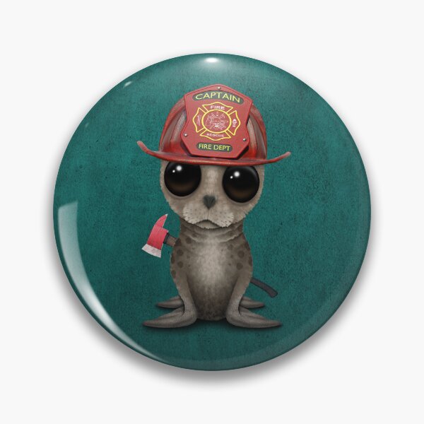 Item preview, Cute Baby Seal Firefighter designed and sold by JeffBartels.