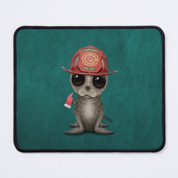 Item preview, Cute Baby Seal Firefighter designed and sold by JeffBartels.
