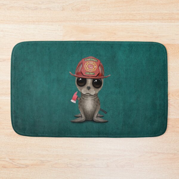 Item preview, Cute Baby Seal Firefighter designed and sold by JeffBartels.