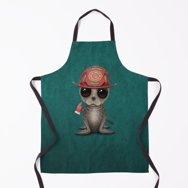 Item preview, Cute Baby Seal Firefighter designed and sold by JeffBartels.