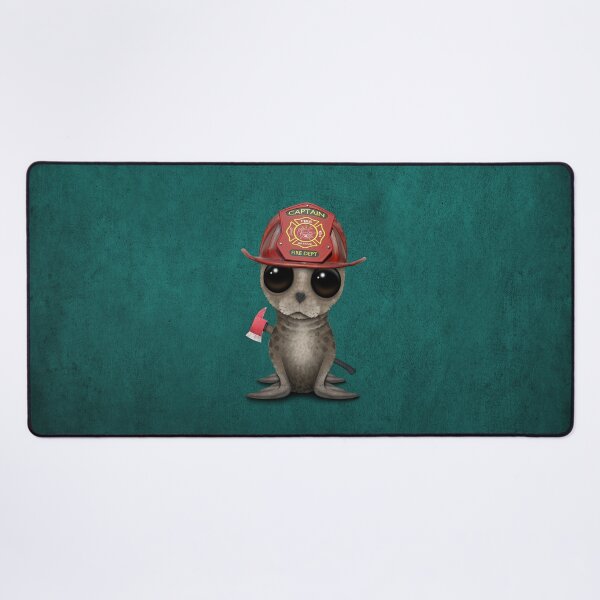 Item preview, Cute Baby Seal Firefighter designed and sold by JeffBartels.