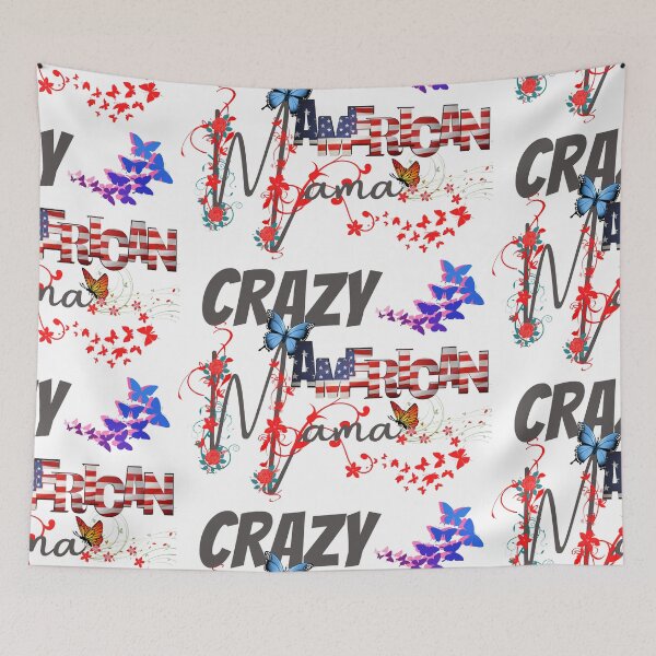 Item preview, Crazy American Mom, gift for mom, Mothers day gift,  designed and sold by BeatyinChaos.