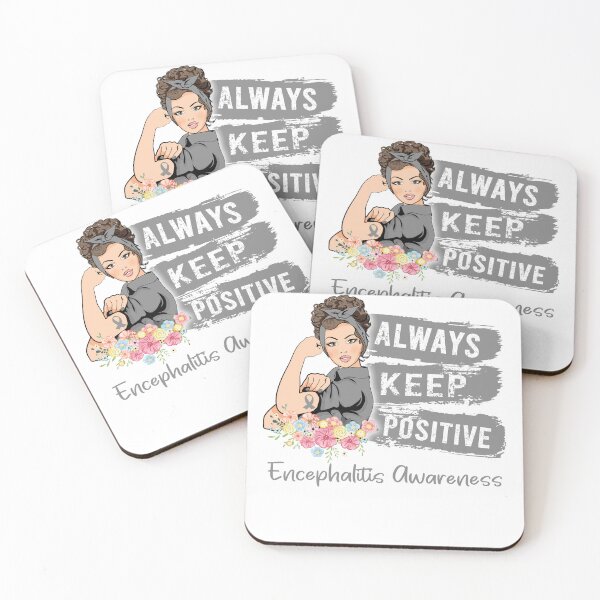 Item preview, Always Keep Positive Encephalitis Awareness designed and sold by Sabfit.