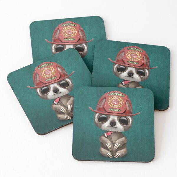 Item preview, Cute Baby Sloth Firefighter designed and sold by JeffBartels.