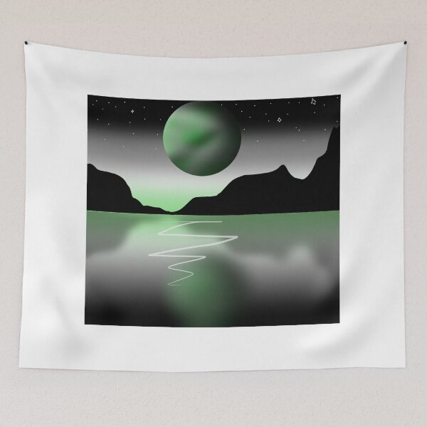 Item preview, Agender Night time Planet Design designed and sold by RainbowPirates.