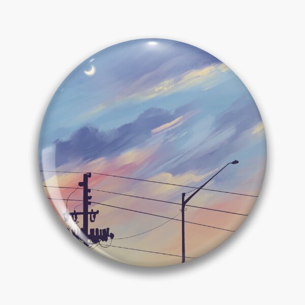Item preview, Dreamy Sunset with Telephone Wires designed and sold by sabelsstudio.