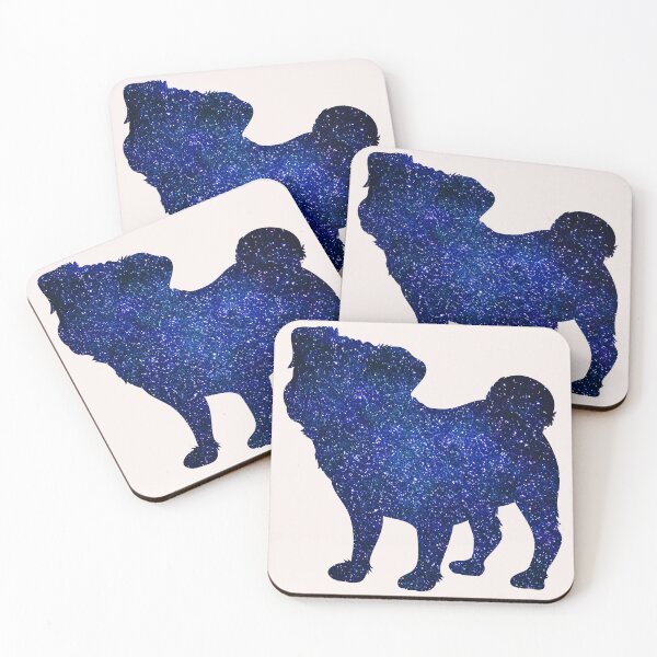 Item preview, Starry Sky Pug Silhouette designed and sold by Pugstuff.