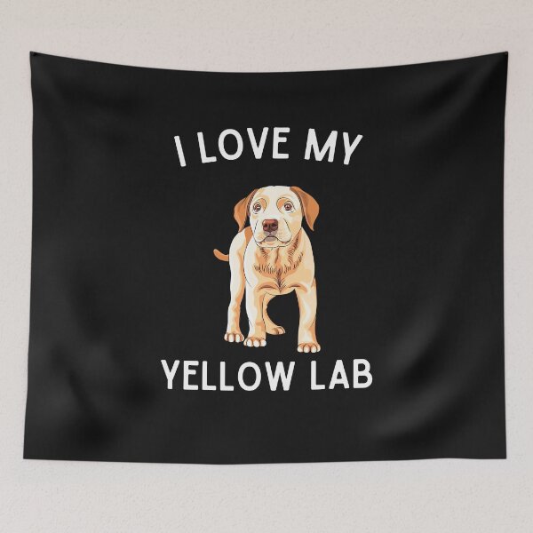 Item preview, I Love My Yellow Lab - Funny Yellow Lab Lover Gift designed and sold by lou731.
