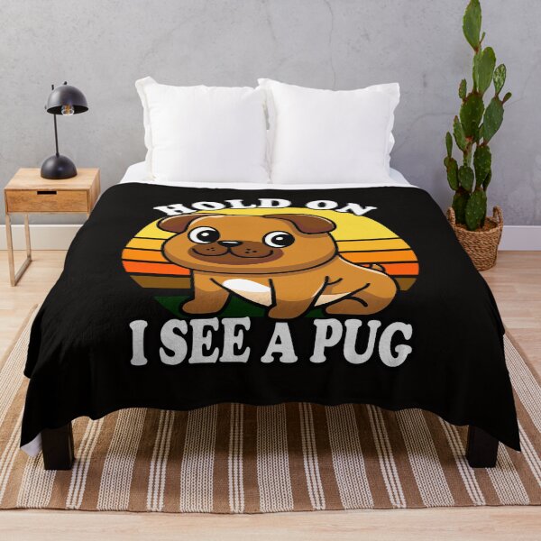 Item preview, Hold On I See A Pug Puppy Vintage designed and sold by Pugstuff.