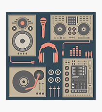 DJ-Plattenspieler-Set Fotodruck
