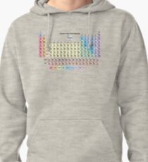 Periodic Table with all 118 Element Names Pullover Hoodie