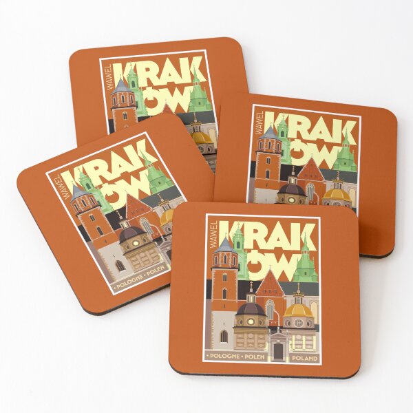 Item preview, KRAKOW POLAND : Vintage Travel and Tourism Advertising Print designed and sold by posterbobs.