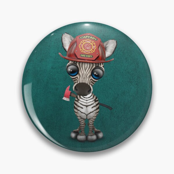 Item preview, Cute Baby Zebra Firefighter designed and sold by JeffBartels.