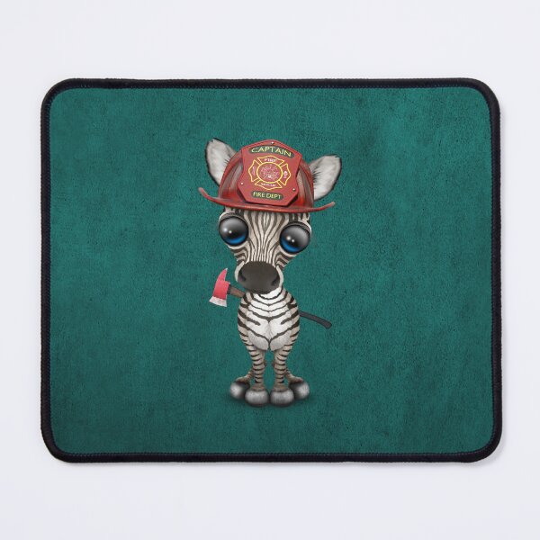 Item preview, Cute Baby Zebra Firefighter designed and sold by JeffBartels.