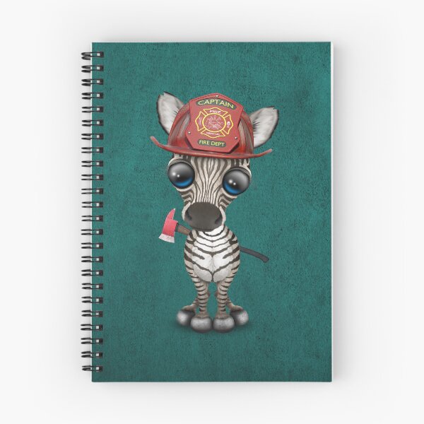 Item preview, Cute Baby Zebra Firefighter designed and sold by JeffBartels.