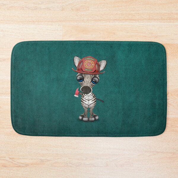 Item preview, Cute Baby Zebra Firefighter designed and sold by JeffBartels.