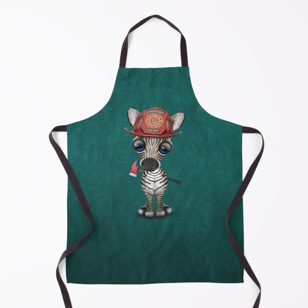Item preview, Cute Baby Zebra Firefighter designed and sold by JeffBartels.