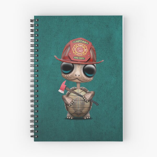 Item preview, Cute Baby Turtle Firefighter designed and sold by JeffBartels.