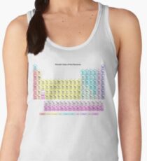 Muted Colors Periodic Table Women's Tank Top
