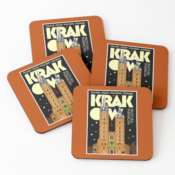 Item preview,  KRAKOW POLAND : Vintage Travel and Tourism Advertising Print designed and sold by posterbobs.