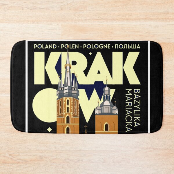 Item preview,  KRAKOW POLAND : Vintage Travel and Tourism Advertising Print designed and sold by posterbobs.