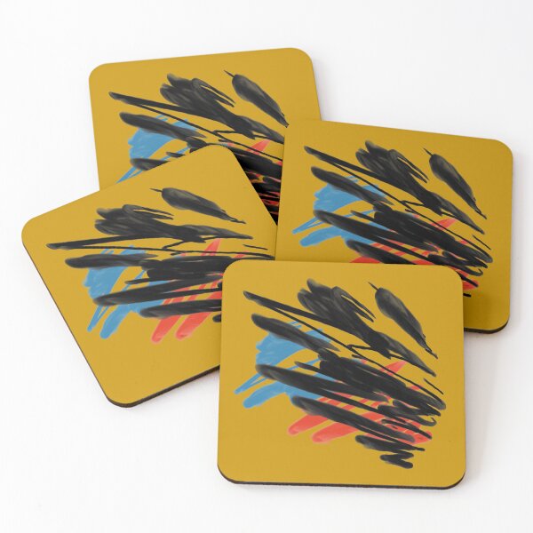 Item preview, Abstract 14 (mustard yellow background) designed and sold by MentaLee.