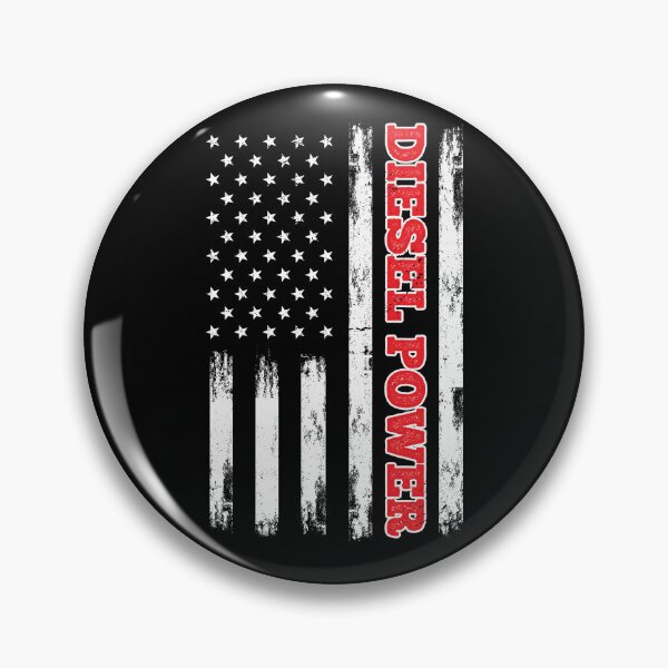 Item preview, Diesel Power American Flag Sticker designed and sold by ProofBrand.