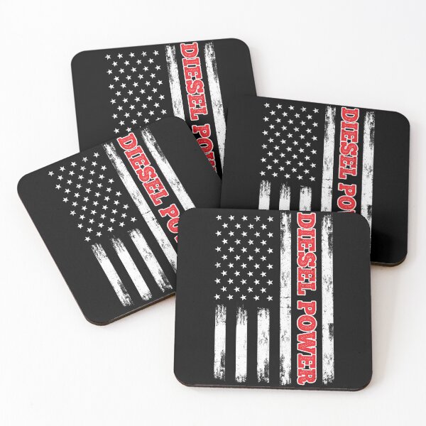 Item preview, Diesel Power American Flag Sticker designed and sold by ProofBrand.