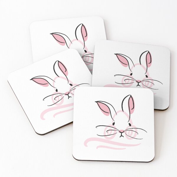 Item preview, cute minimal bunny designed and sold by Midastic.