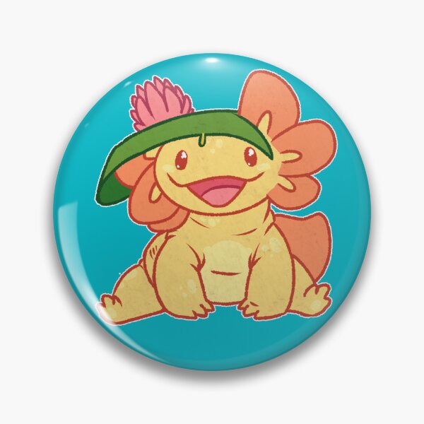 Item preview, Golden Albino Axolotl (Lilypad) designed and sold by XTrashNoodlex.