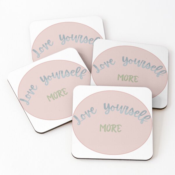 Item preview, Love yourself more, inspirational life quote  designed and sold by Sanaura.