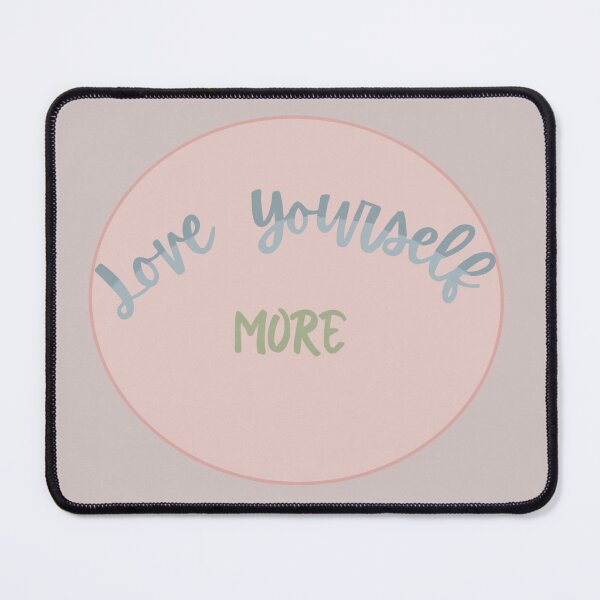 Item preview, Love yourself more, inspirational life quote designed and sold by Sanaura.