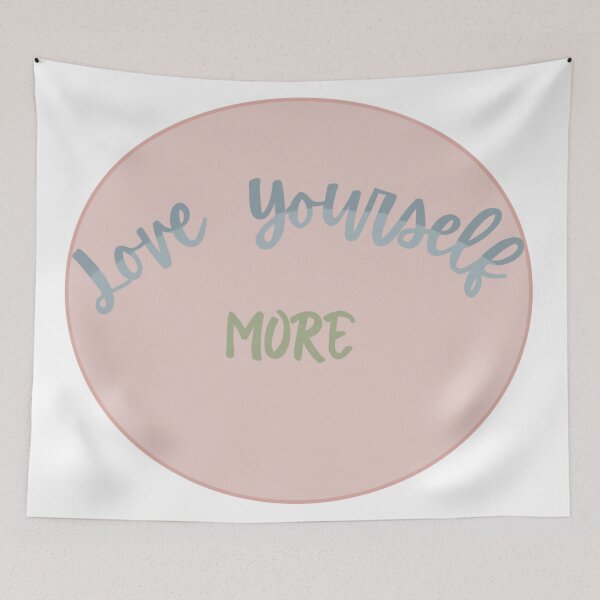 Item preview, Love yourself more, inspirational life quote  designed and sold by Sanaura.