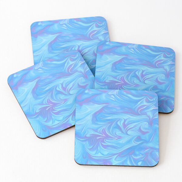 Item preview, Smooth Silky Blue and Purple Marbled Swirl designed and sold by nimreninmu.