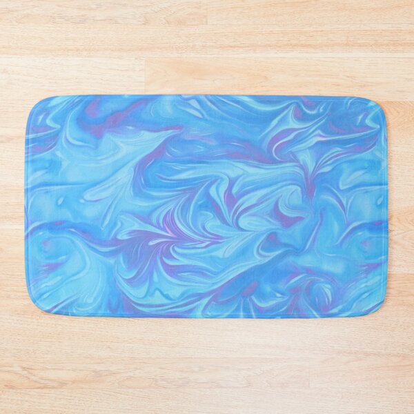Item preview, Smooth Silky Blue and Purple Marbled Swirl designed and sold by nimreninmu.