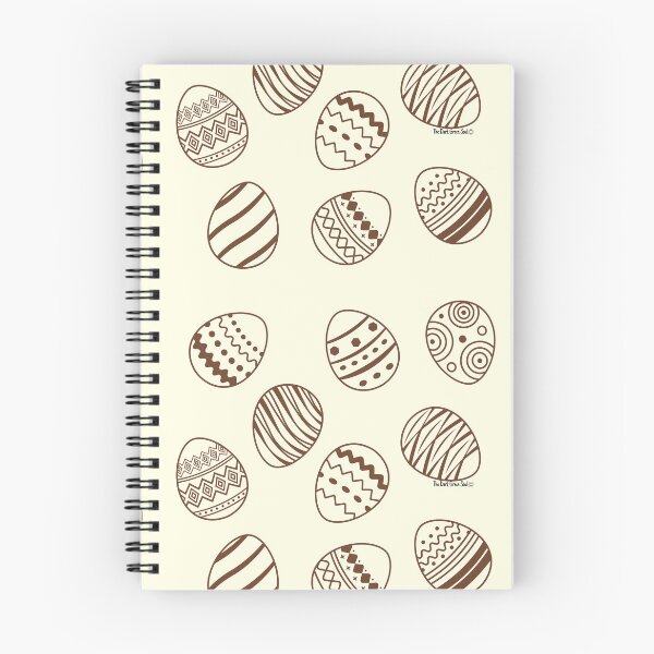 Item preview, Chocolate Easter Egg Pattern - Brown & Cream designed and sold by DarkGreenSoul.