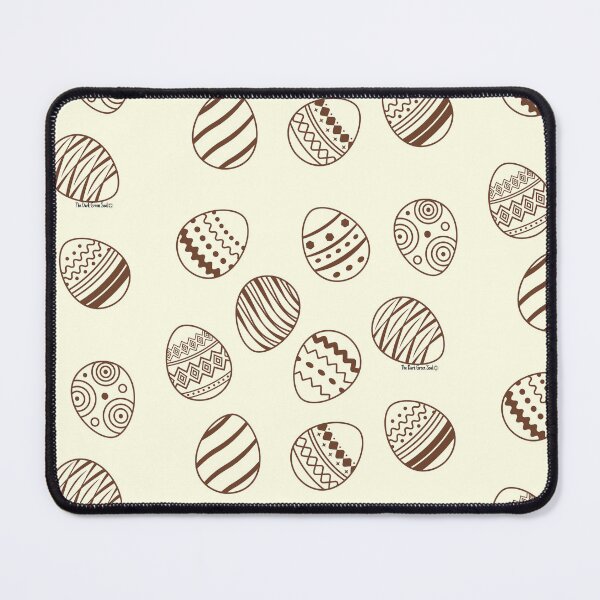 Item preview, Chocolate Easter Egg Pattern - Brown & Cream designed and sold by DarkGreenSoul.