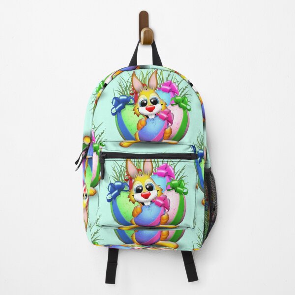 Item preview, Easter Bunny Funny and Cute Character Biting an Egg  designed and sold by BluedarkArt.
