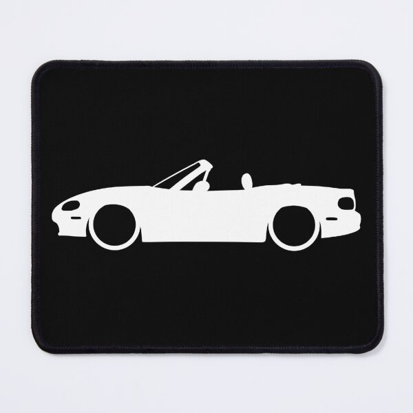 Item preview, Mazda Miata NB side white silhouette designed and sold by EdimDesign.