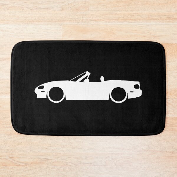 Item preview, Mazda Miata NB side white silhouette designed and sold by EdimDesign.