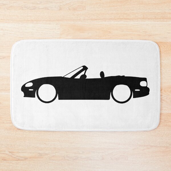 Item preview, Mazda Miata NB side black silhouette designed and sold by EdimDesign.