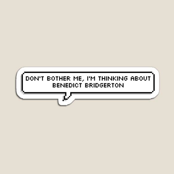 Aperçu de l'œuvre Ne me dérange pas, je pense à Benedict Bridgerton | Anthony Bridgerton | Kate Sharma | Saison 2 | Livre de romance historique | Ennemis aux amants créée et vendue par riyasarts.