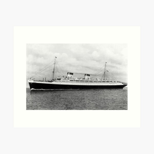Item preview, Ocean Liner SS Rex - 1932 designed and sold by warishellstore.