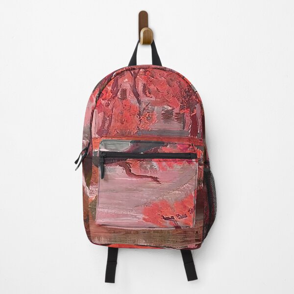 Item preview, Gouache landscape painting "REDRUM" designed and sold by TTG12345.