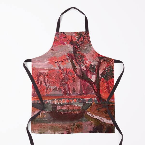 Item preview, Gouache landscape painting "REDRUM" designed and sold by TTG12345.